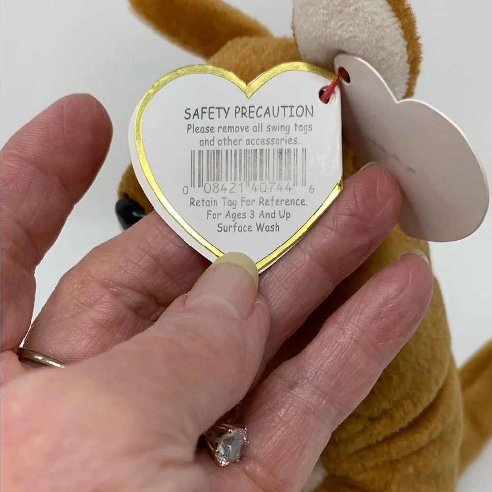 Ty Beanie Babies Kangaroo Plush - Picture 6 of 10